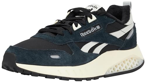Reebok Classic Leather Hexalite, Sneaker Unisex-Adulto, Cblack/Stefog/Alabas, 36.5 Eu