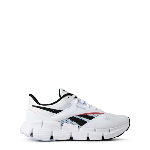 Reebok Zig Dynamica 5, Sneaker Unisex-Adulto, Ftwwht/Cblack/Dynred, 38 Eu