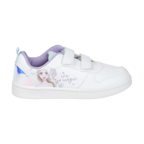 Cerdá Life'S Little Moments Deportiva Suela Pvc Frozen, Scarpe Da Ginnastica, Bianco, 30 Eu