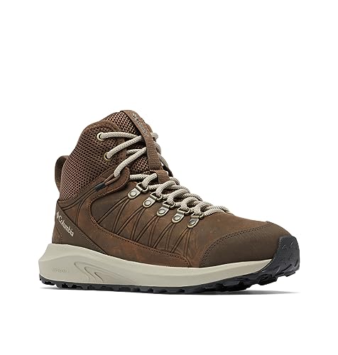 Columbia Trailstorm Crest Mid Waterproof Scarponi Da Trekking Alta Impermeabili Donna, Marrone (Cordovan X Kettle), 40.5 Eu