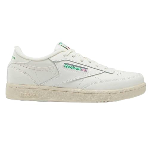 Reebok Club C, Sneaker, Chalk/Chalk/Glegrn, 34.5 Eu
