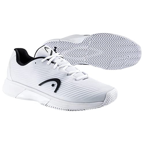 Head Revolt Pro 4.0 Clay Uomo, Scarpe Da Bambini, White/Black, 47 Eu