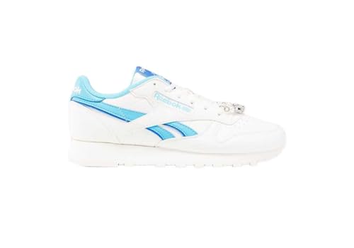 Reebok Classic Vegan, Sneaker Donna, Chalk/Bolcya/Kinblu, 42.5 Eu