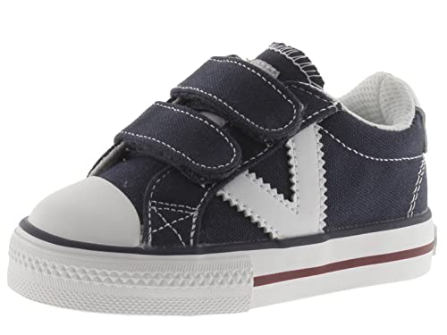Victoria Sneaker Tribu Tela & Strappo & Contrasto Marino 34