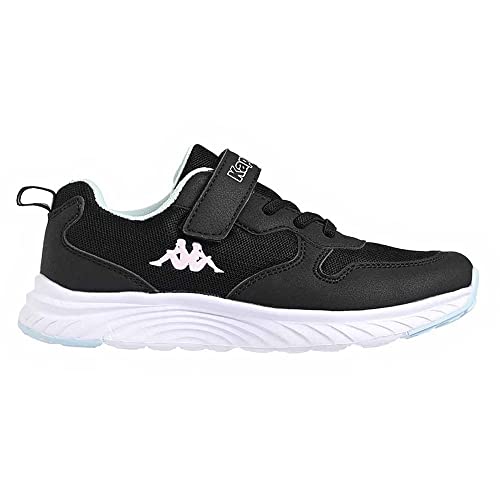 Kappa Delvis, Scarpe Da Ginnastica, Noir Rose Clair Bleu Clair, 29 Eu