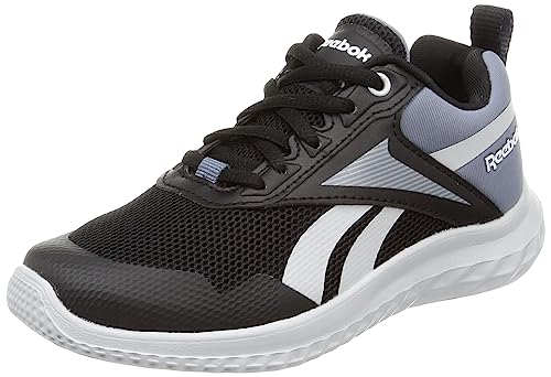 Reebok Rush Runner 5, Scarpe Da Ginnastica, Black/Cold Grey 4/Pure Grey 2, 28 Eu