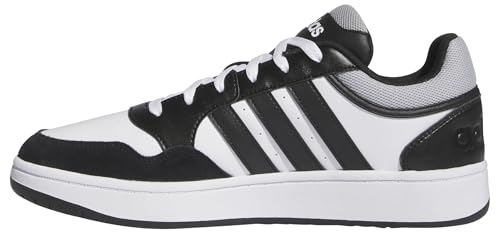 Adidas Hoops 3.0 Shoes, Scarpe Basse Non Da Calcio Uomo, Cloud White/Core Black/Grey Two, 41 1/3 Eu