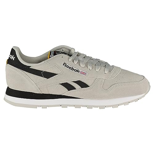 Reebok Pelle Classica, Scarpe Da Ginnastica Unisex-Adulto, Steely Fog F23 Core Nero Retro Oro F23 R, 36.5 Eu