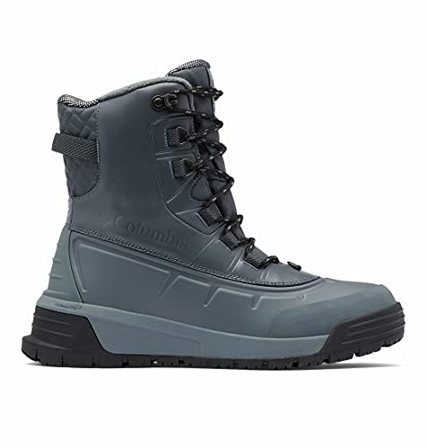 Columbia Bugaboot Celsius, Stivali Da Neve Uomo, Grigio Graphite X Black, 42 Eu