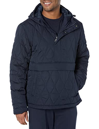Amazon Essentials Piumino Anorak In Poliestere Riciclato Uomo, Blu Marino, 4Xl Plus Tall
