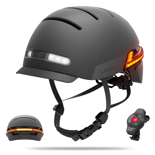 Casco Intelligente Livall, Casco Da Bici Per Adulti Con Luci A Led Anteriori E Luci Posteriori, Altoparlanti Con Microfono Integrati Per Musica E Chia