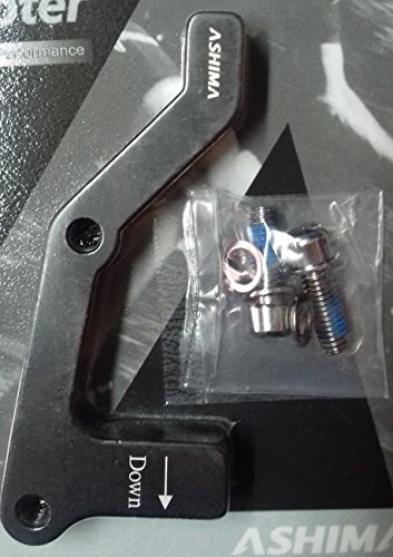 Ashima, Brake Pliers Adapter Au06 Rear: 203Mm Black Unisex Adulto, Nero, Pm-Is R203