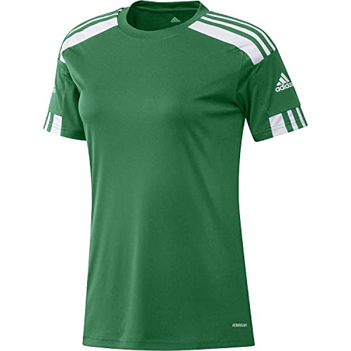 Adidas Squad 21 Jsy W, T-Shirt Unisex-Adulto, Team Green/White, Xs