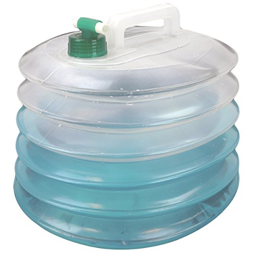 Highlander - Tanica Acqua A Fisarmonica, 15 Litri, Colore: Trasparente