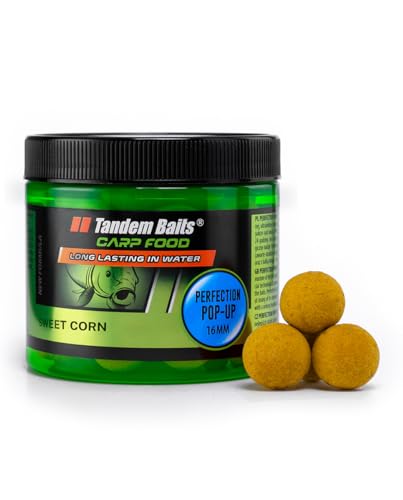 Tandem Baits Carp Food Perfection Pop-Up Vaniglia & Crema | Carpfishing Pesche Pesca Accessori | Alimentatore Per La Pesca Carpa | Pesca Accessori All
