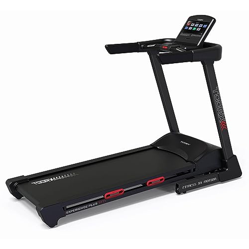 Toorx Tapis Roulant Experience Plus Tft, Console Tft 10,1” Hd Touch Screen, Inclinazione Elettrica 15% Su 15 Livelli, Velocità 1,0-22,0 Km/H Con Incre