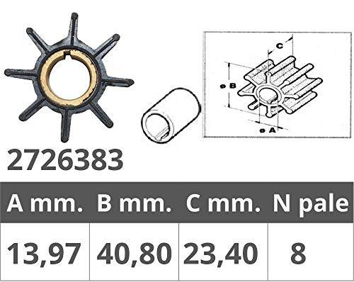 Girante Tohatsu 2/4T 9,9-15-18 Hp