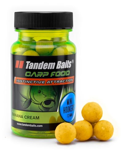 Tandem Baits Carp Food Perfection Mini Hookes Crema Di Banana | Carpfishing Pesche Pesca Accessori | Alimentatore Per La Pesca Carpa | Pesca Accessori