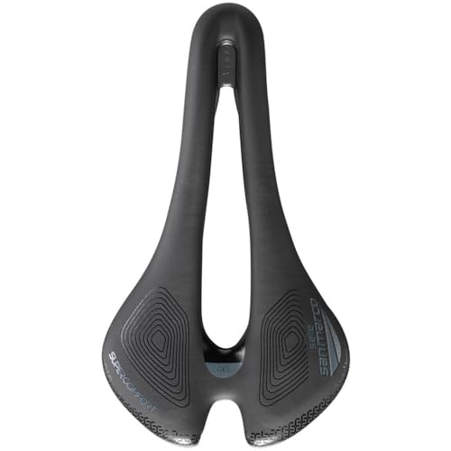 Selle San Marco Aspide - Sella Corta Open-Fit Supercomfort, Taglia S, Colore: Nero