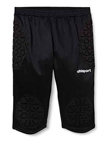 Uhlsport Anatomic Goalkeeper - Pantaloni A 3/4 Da Bambino, Bambini, 100562501, Nero, 140