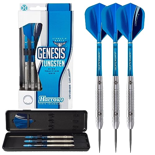Harrows Genesis Tungsteno Freccette, Unisex, Datg23, Silver, 23 G
