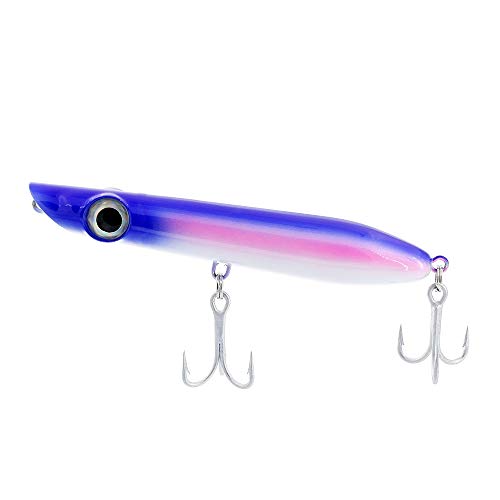 Jatsui Artificiale Da Spinning, Sw Surface Kill 120, 26Gr, 120Mm, Colore 199 Pesca, Bianco/Rosa/Viola, 120 Mm