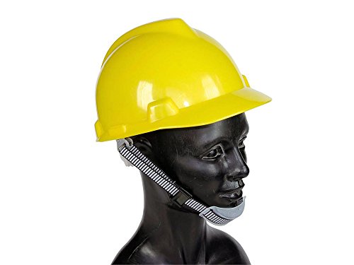 Logica Caschetto Ponteggiatore Giallo 350Gr Bordatura Tessile Sottogola Mento Elmetto Protezione Urti Perforazione Antinfortunistica Dpi Operaio Magaz