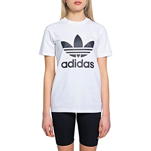 Adidas Trefoil Tee, T-Shirt Donna, Bianco 899, 40