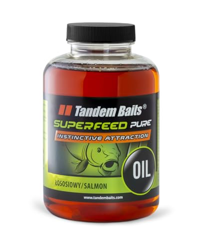 Tandem Baits Superfeed Pure Olio Di Salmone Aroma Intenso | Carpfishing Pesche Pesca Accessori | Alimentatore Per La Pesca Carpa | Pesca Accessori All