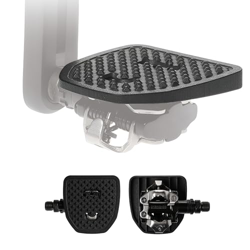 Pp Pedal Plate | Spdx | Adattatore Per Pedali Compatibili Con Shimano Spd E Look X-Track| Non Sono Necessarie Tacchette | Converte I Pedali Automatici