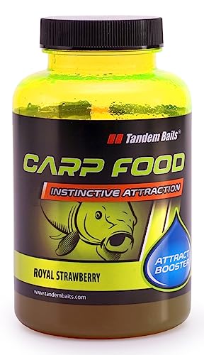 Tandem Baits Carp Food Attract Booster La Fragola Perfetta | Carpfishing Pesche Pesca Accessori | Alimentatore Per La Pesca Carpa | Aroma Inenso | Pes