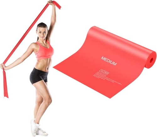 Elastici Palestra, Bande Elastiche Fitness Resistance Band Elastici Fisioterapia Esercizi Yoga, Pilates, Schiena Stretching, Sviluppo Muscolare,Casa,