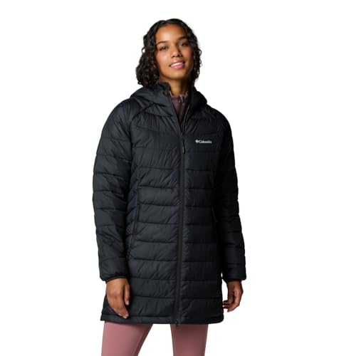 Columbia Powder Lite Mid Jacket, Piumino Donna, Black, Taglia L