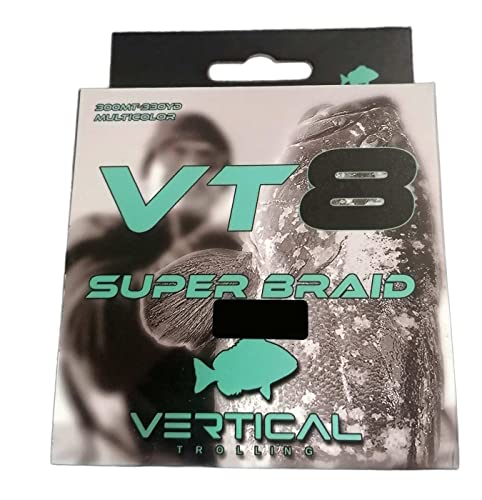 Vertical Trolling Vt8 Trecciato 8 Capi Multicolor Da Pesca (150, 0.23)