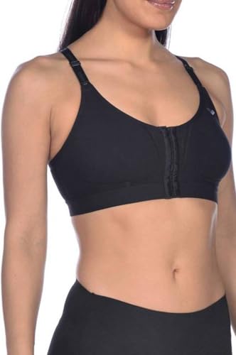 Arena Sujetador Flora C-Cup, Reggiseno Sportivo Donna, Nero, 85