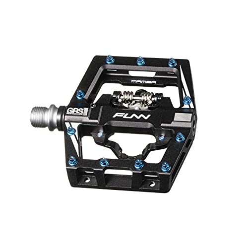 Funn Mamba S Pedali Mtb Clipless, Pedali Mtb Con Clip Su Un Solo Lato, Compatibili Con Tacchette Spd, Pedali Per Bicicletta Con Asse In Crmo Da 9/16 P