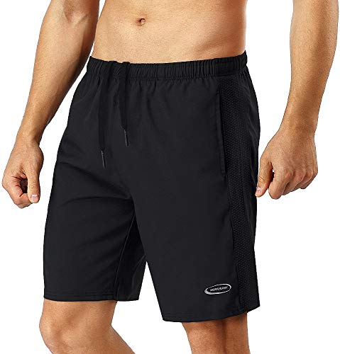 Mobiusphy Pantaloncini Uomo Palestra Shorts Running Sportivi Pantaloni Corti Uomo Pantaloncino Sport Allenamento Basket Tennis Short Con Tasche Per Fi