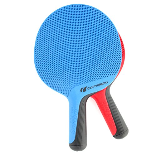 Cornilleau Softbat Pack Duo, Racchetta Ping Pong Unisex – Adulto, Blu/Rosso, 24.8 X 16.4 X 5.4 Cm