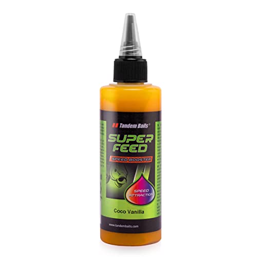 Tandem Baits Superfeed Speed Booster Coco Vanilla | Carpfishing Pesche Pesca Accessori | Alimentatore Per La Pesca Carpa | Aroma Intenso | Pesca Acces