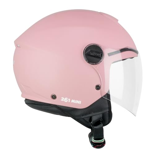 Cgm Casco Open Face Young, 261A Mini Mono Rosa Opaco, Ym (49-50Cm)