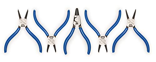 Park Tool Rpset-2 - Set Di Pinze Per Anelli A Scatto, Colore: Blu