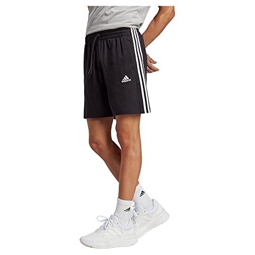 Adidas Essentials 3-Stripes Pantaloncini, Black/White, M
