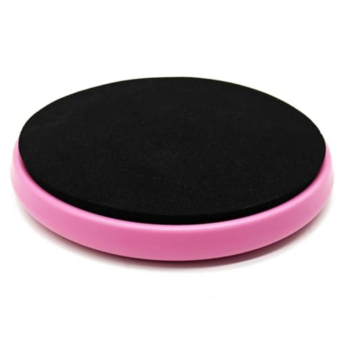 Campteck U7271 Pedana Rotante Danza Classica Disco Turning Board, Pirouette Board Per Pattinaggio Su Ghiaccio - Rosa Con Schiuma Eva Nera