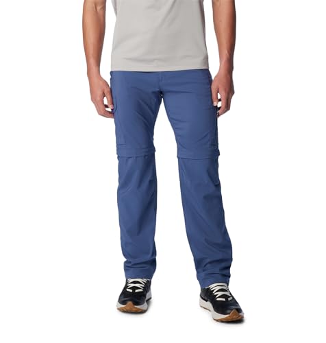 Columbia Silver Ridge Utility Convertible Pant, Pantalones Convertibles De Senderismo Uomo, Dark Mountain,