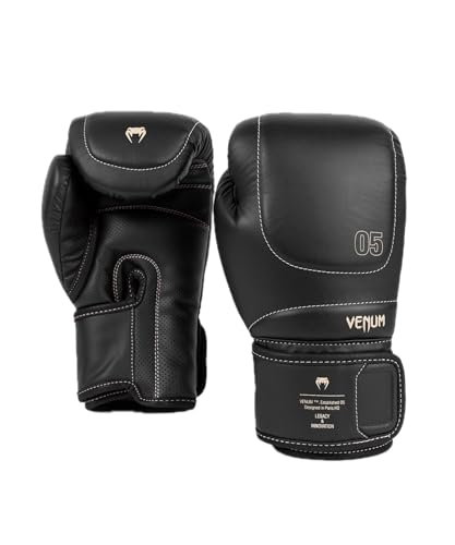 Venum Impact Evo Boxhandschuhe, Guantoni Da Unisex, Nero, 10 Oz