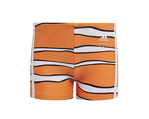 Adidas Hr7440 Dy Ne S Boxer Costume Da Nuoto Bahia Orange/White 2-3A