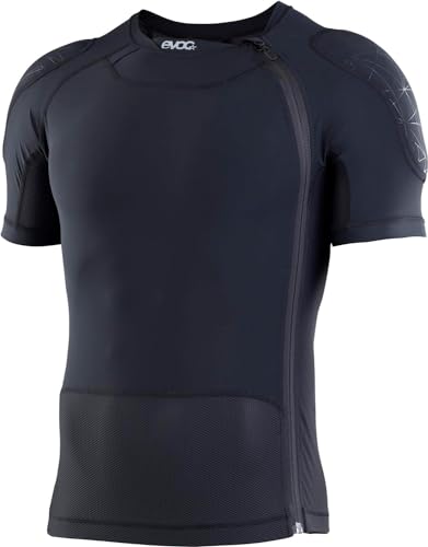 Evoc Protector Shirt Zip, Camicia Protettiva (Protezioni Schiena E Spalle Liteshield Flex, Incl. Zip E Tasca Portautensili, Lavabile In Lavatrice, Tag