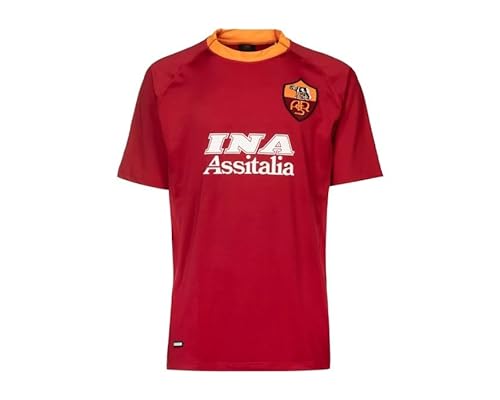 As Roma 2000-01 Retro Football Shirt - S
