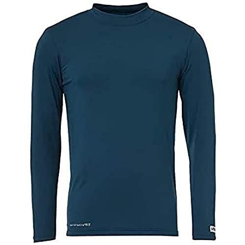 Uhlsport Distinction Colors Baselayer - Maglietta Da Bambino, Nero, 116