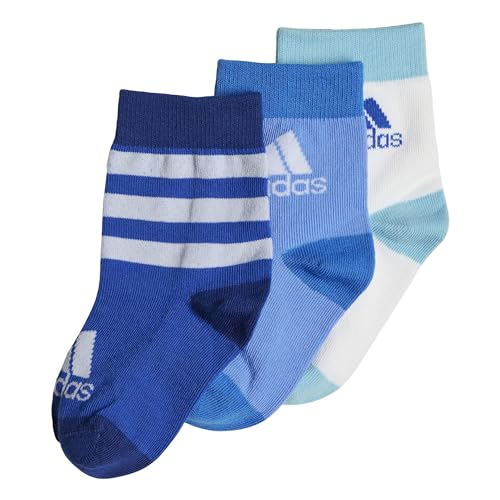 Adidas Ia3940 Lk Socks 3Pp Calzini Unisex Bambino Team Royal Blue/Blue Fusion/White Taglia Kxxl